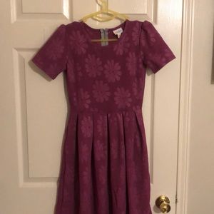 Lularoe dress with pockets and floral print.